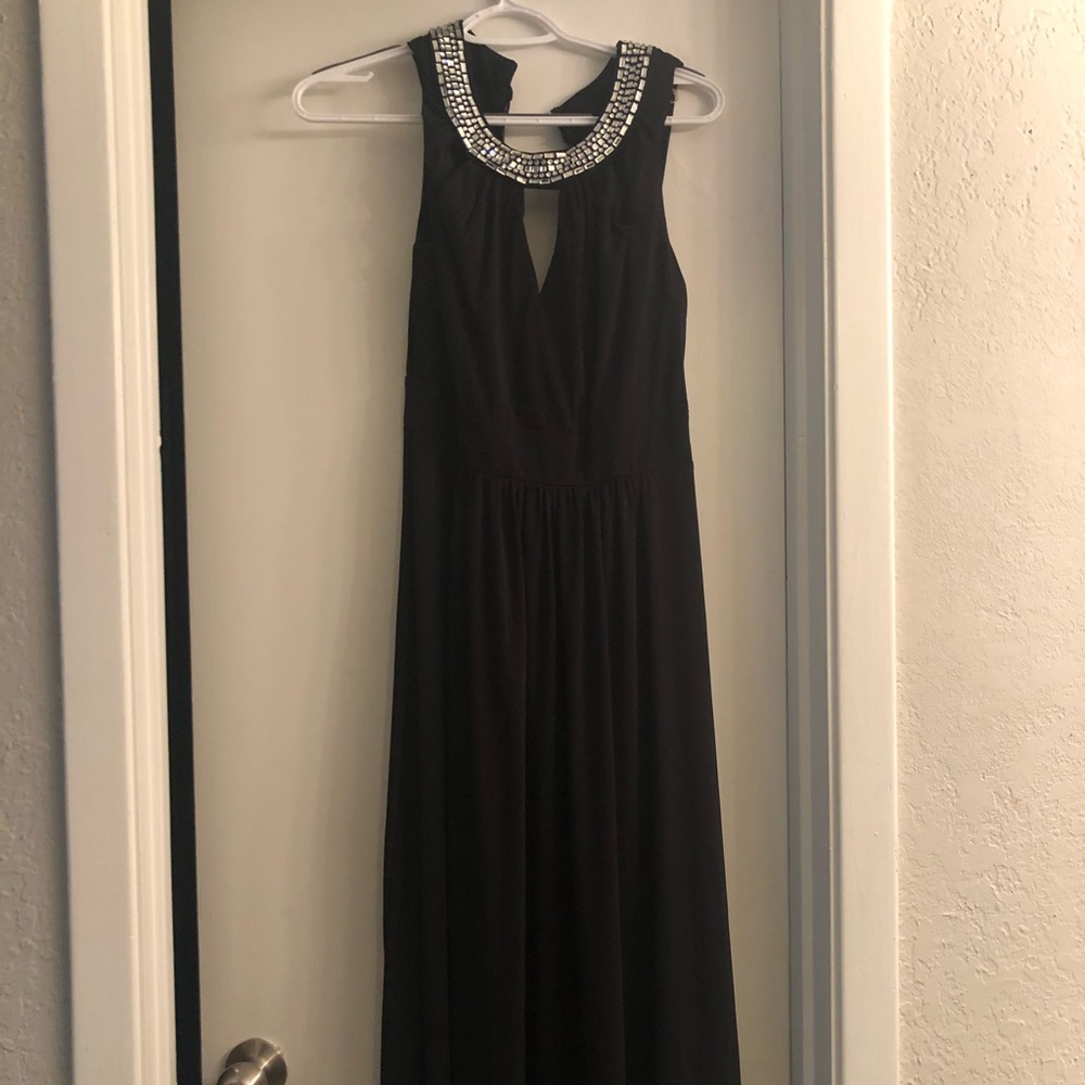 Long black formal dress